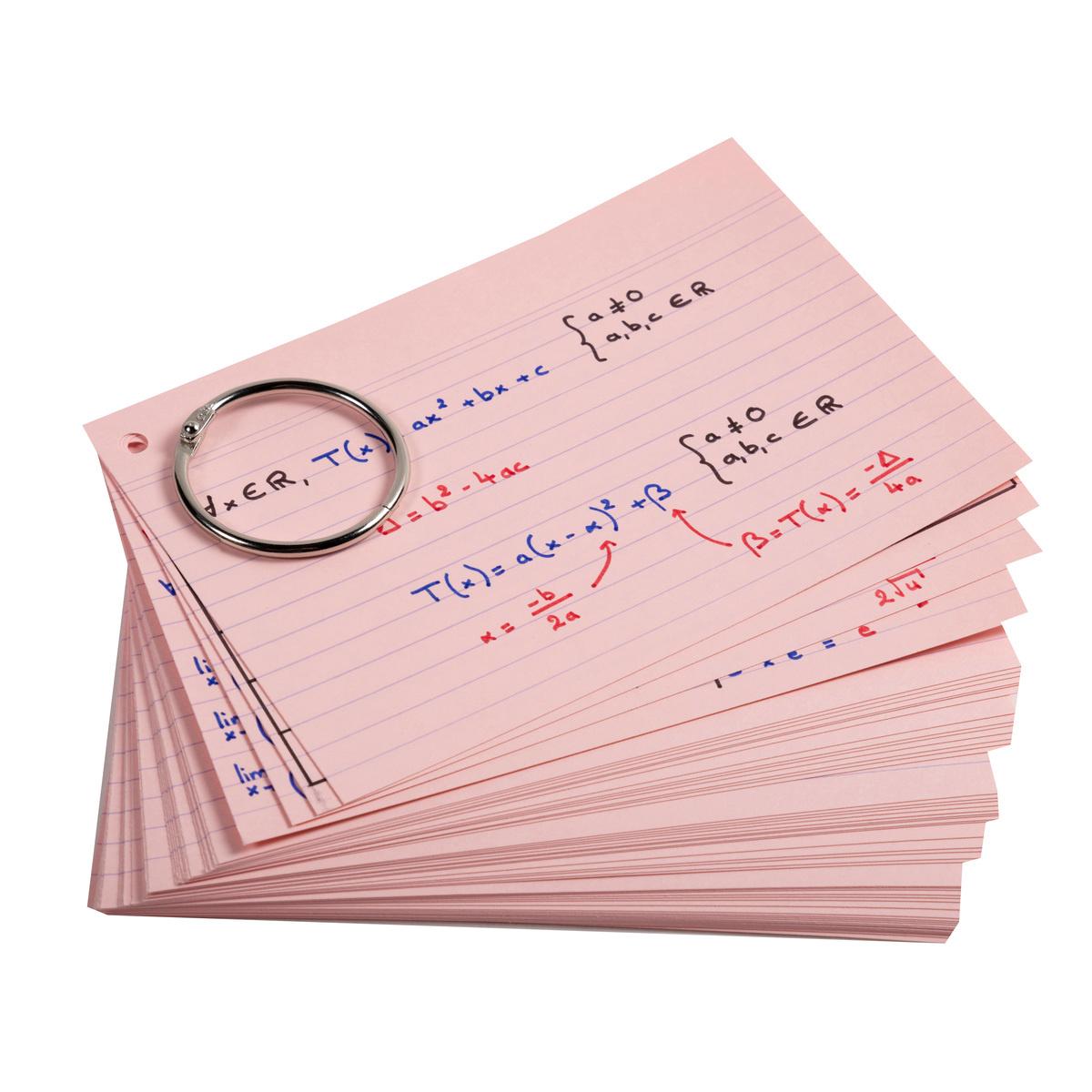 Produktbild EXACLAIR 50 Flashcards Lernkarten A6 sortiert 10 von 10