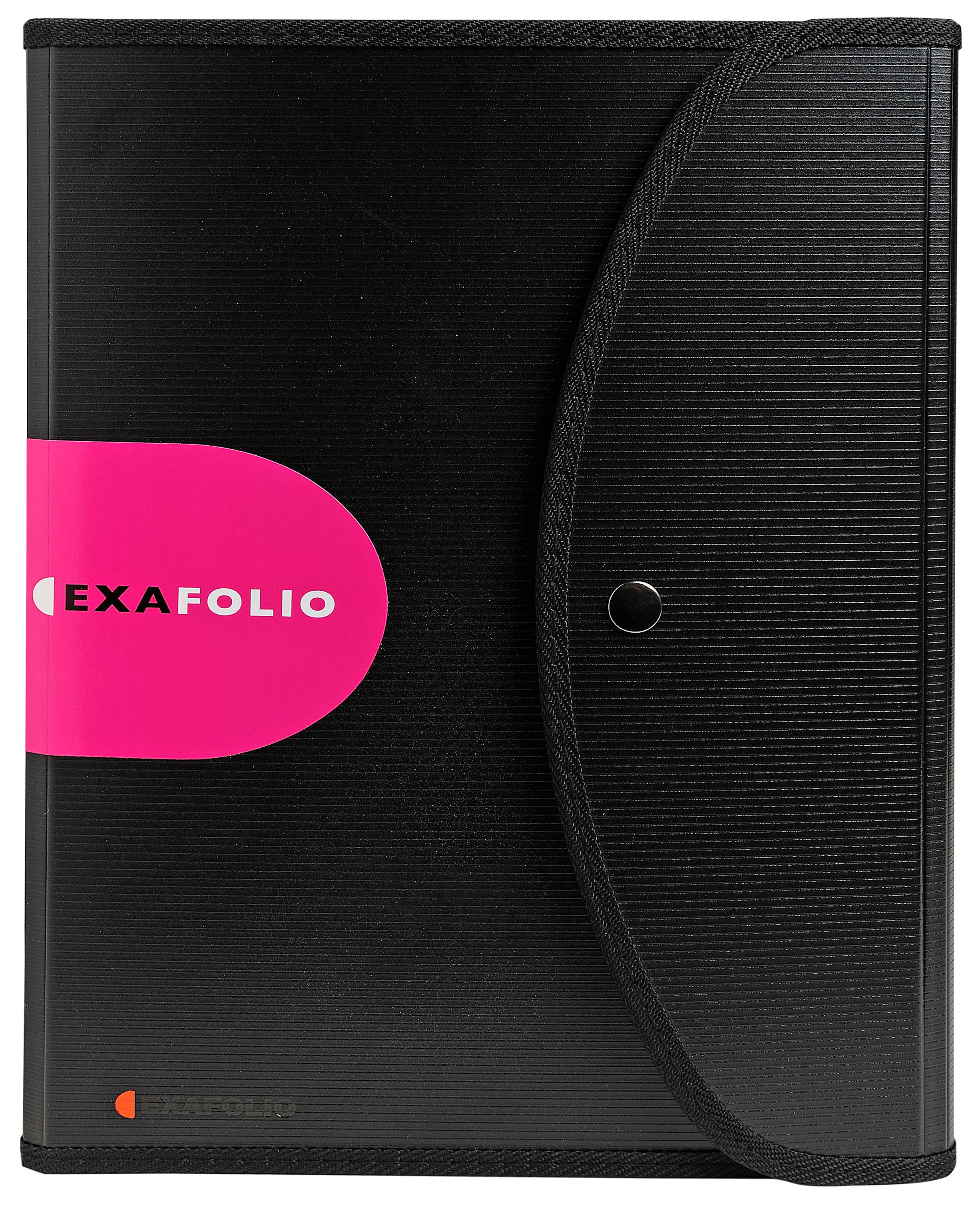 Produktbild EXACLAIR Ordnungsmappe Exafolio mit Notizblock und Tasche Exactive - 6 Fächer schwarz 11 von 12
