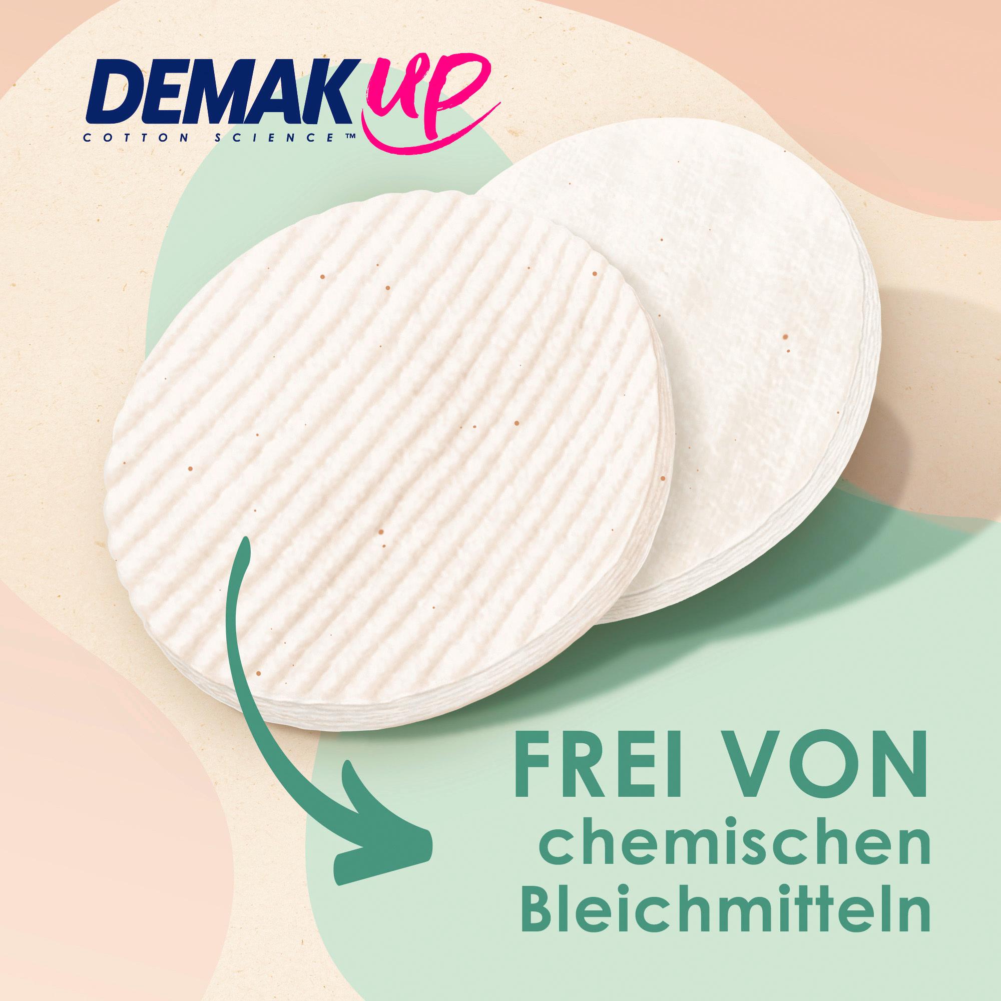 Produktbild DEMAK'UP Sensitive runde Wattepads aus ungebleichter Baumwolle 3 von 6