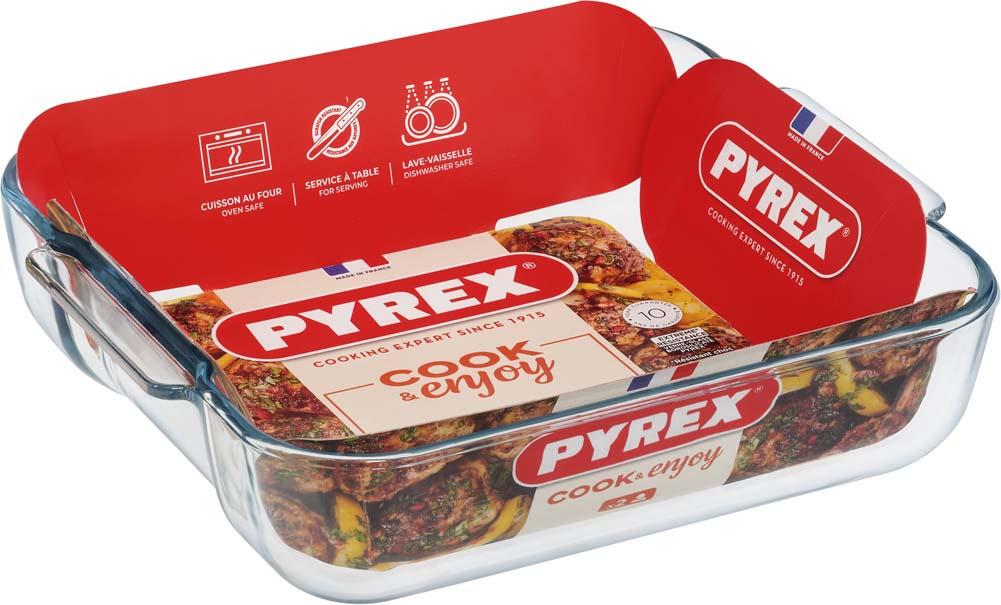 PYREX Bräter quadratisch 21x21cm