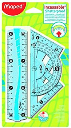 Maped Geometrie-Set Mini Flex 4teilig sortiert