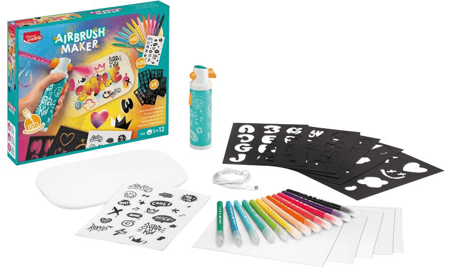 Maped®  Kreatives Airbrush-Maker-Set für Kinder , AI-generiertes Bild