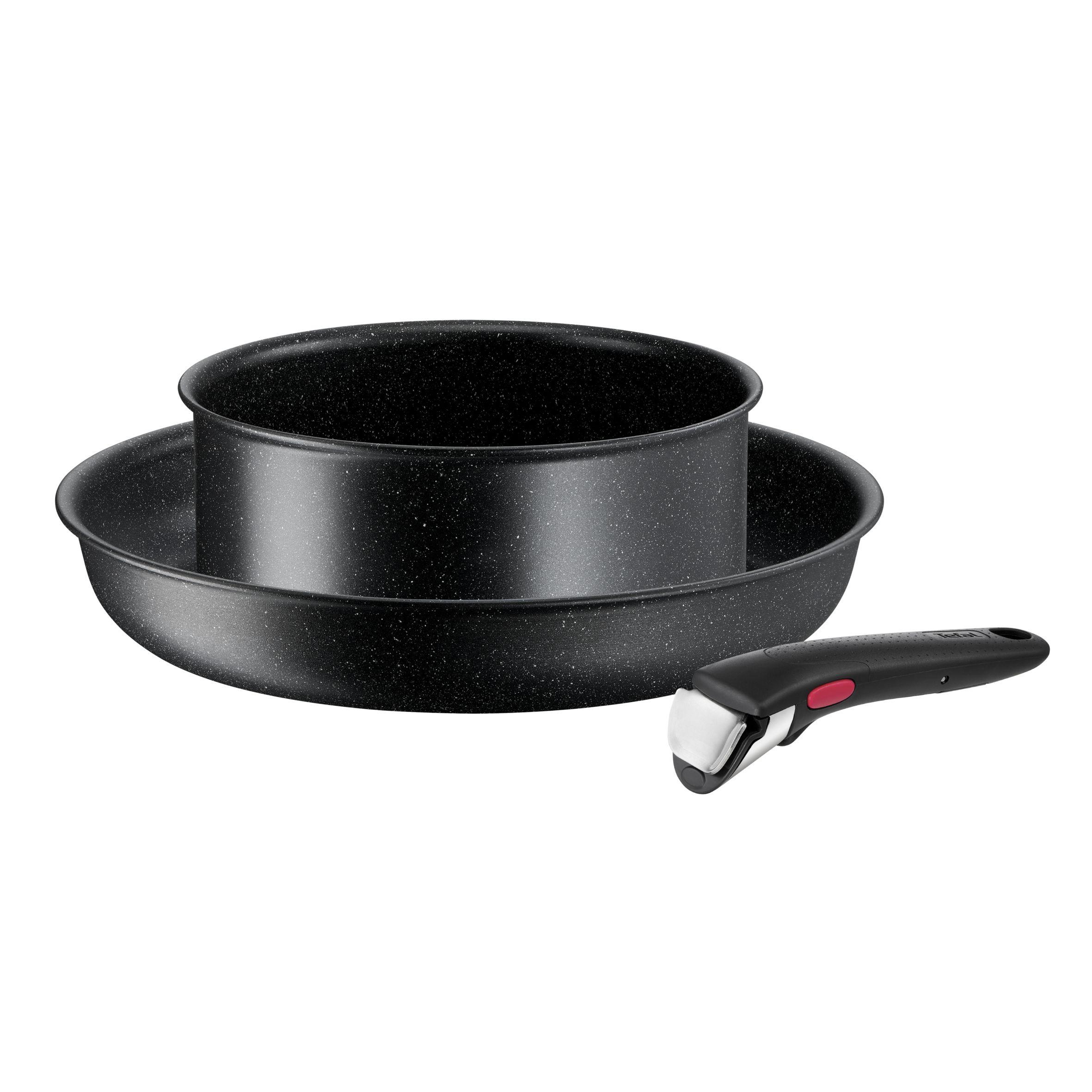 TEFAL Ingenio Black Stone Set 3-tlg.