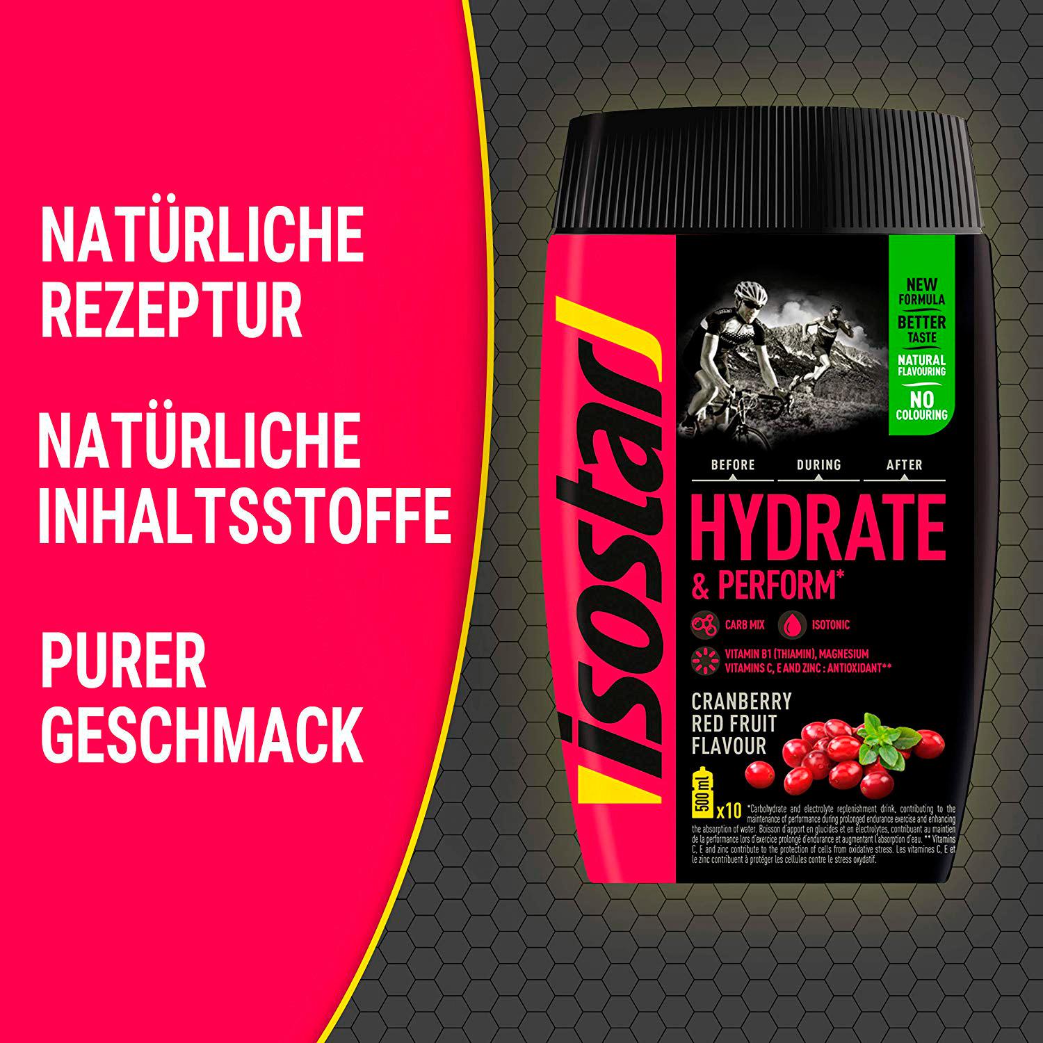 Produktbild Isostar Hydrate&Perform Cranberry Red Fruits 3 von 6