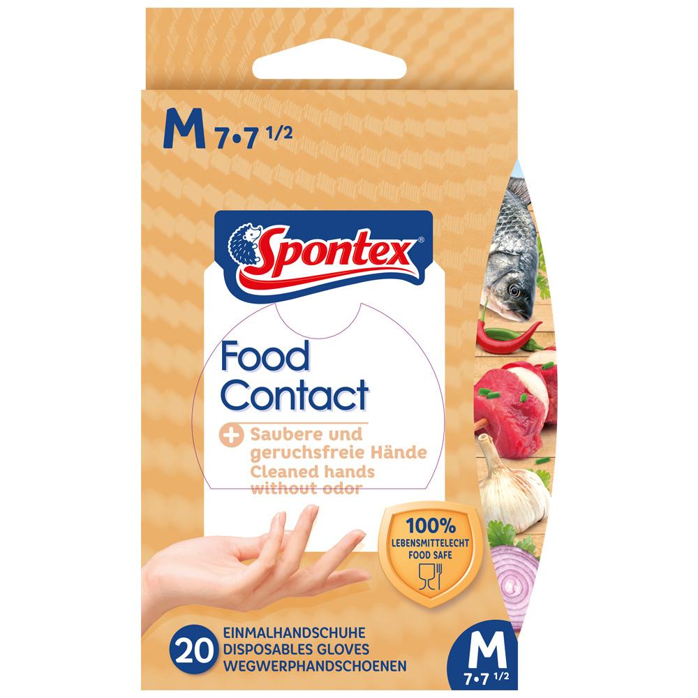 Spontex Food Contact Einmalhandschuhe Gr. 7-7,5