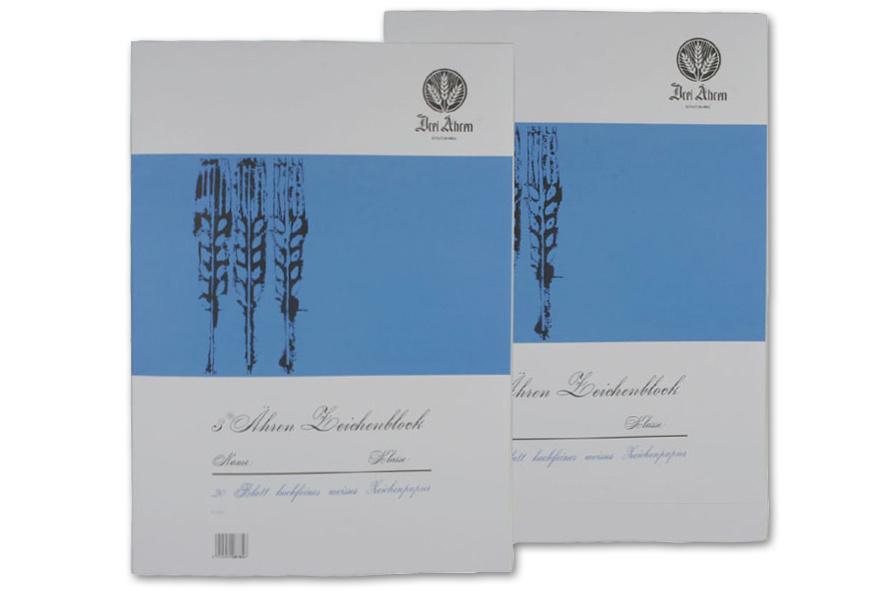 RHEITA Zeichenblock 3 Ähren DIN A3
