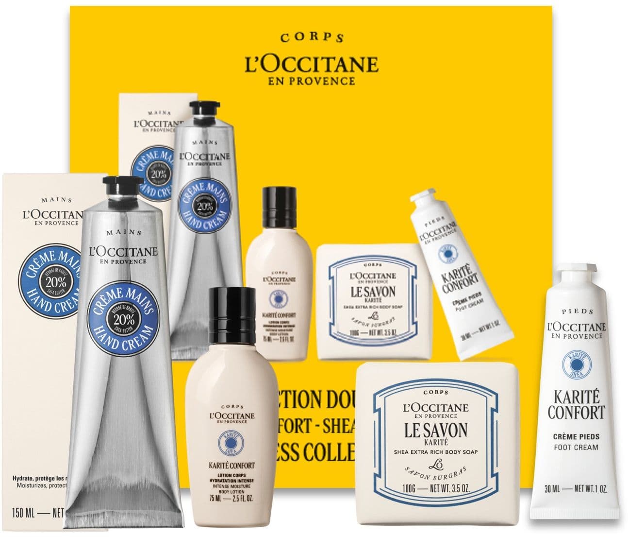 L'OCCITANE EN PROVENCE Karité Confort Körperpflege Geschenkpackung