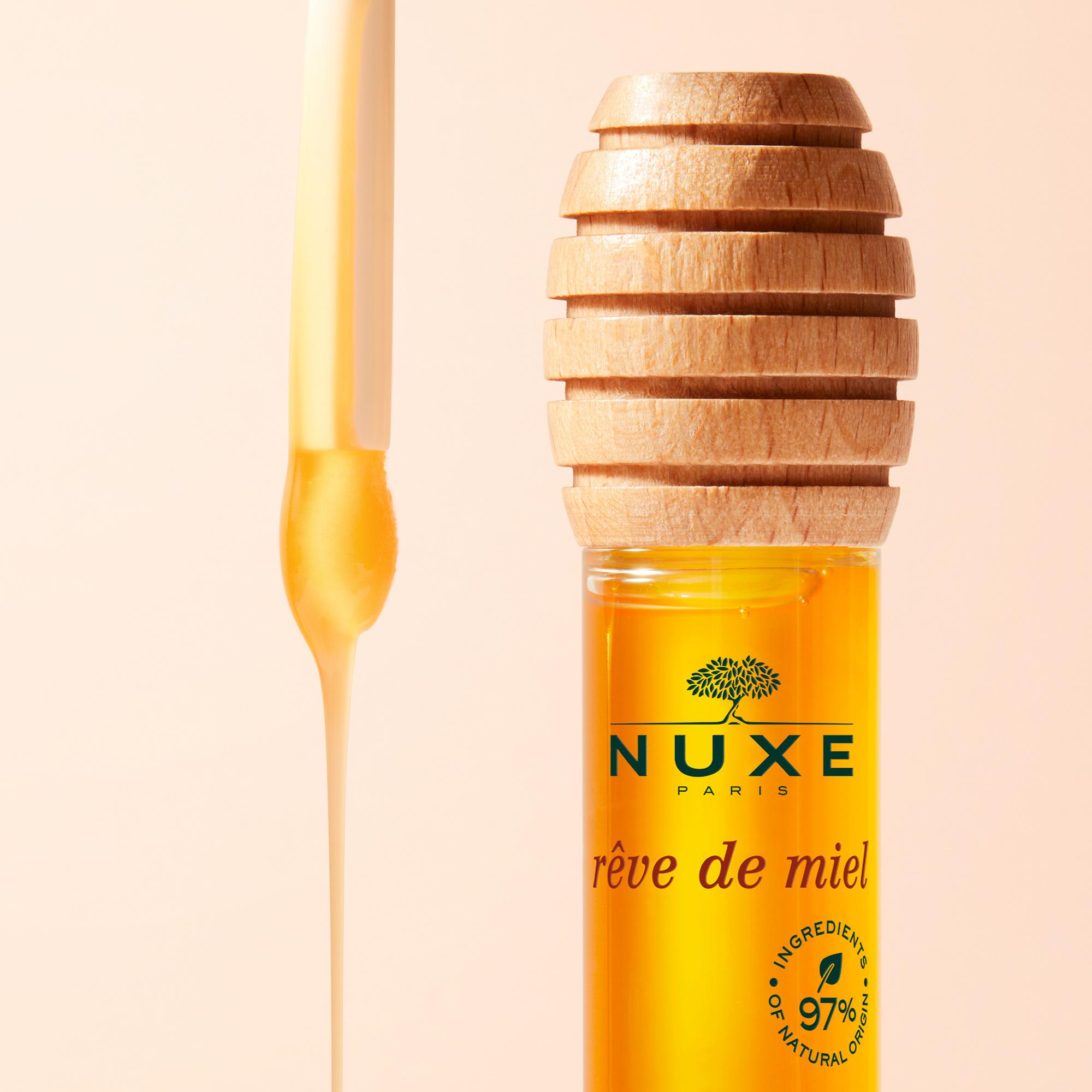 Produktbild NUXE Rêve de Miel Durchsichtiges 2-in-1-Lippenpflegeöl mit Flakon 5 von 5