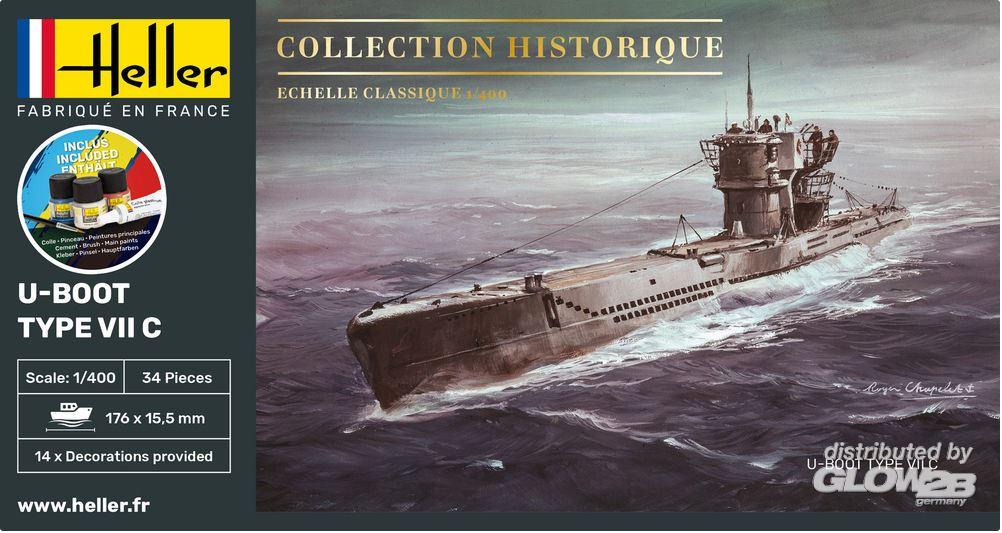Produktbild Heller: STARTER KIT U-Boot Type VII C in 1:400 (1000570020) 5 von 6