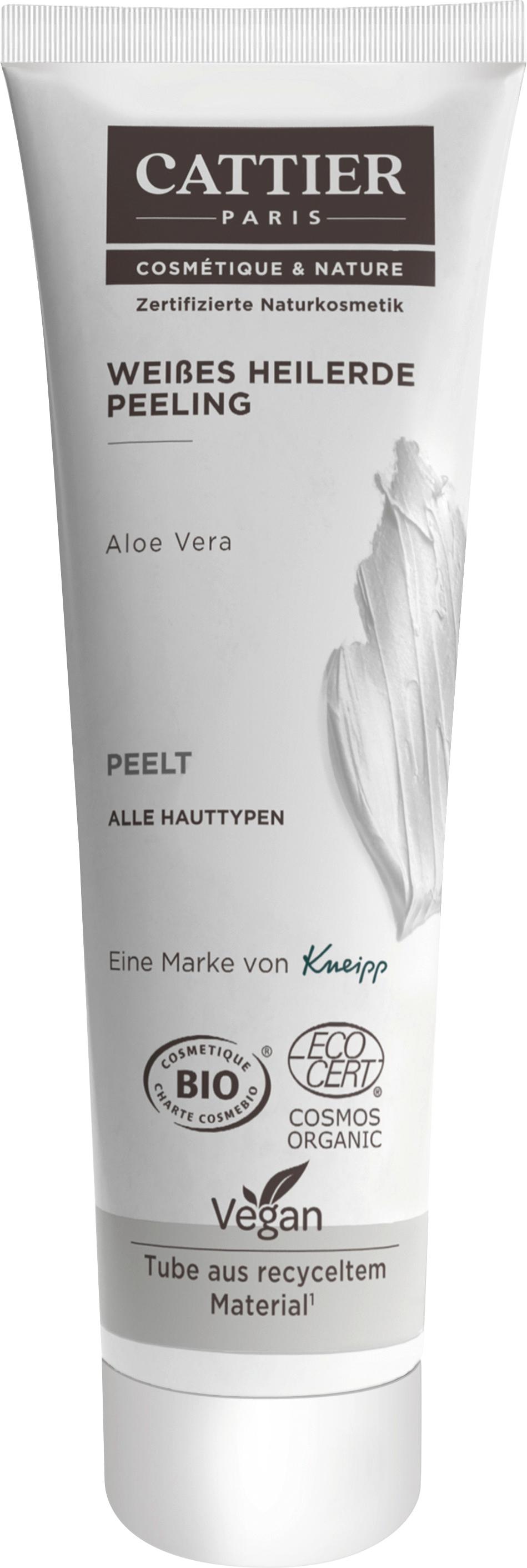 CATTIER Weiße Heilerde Peeling für alle Hauttypten