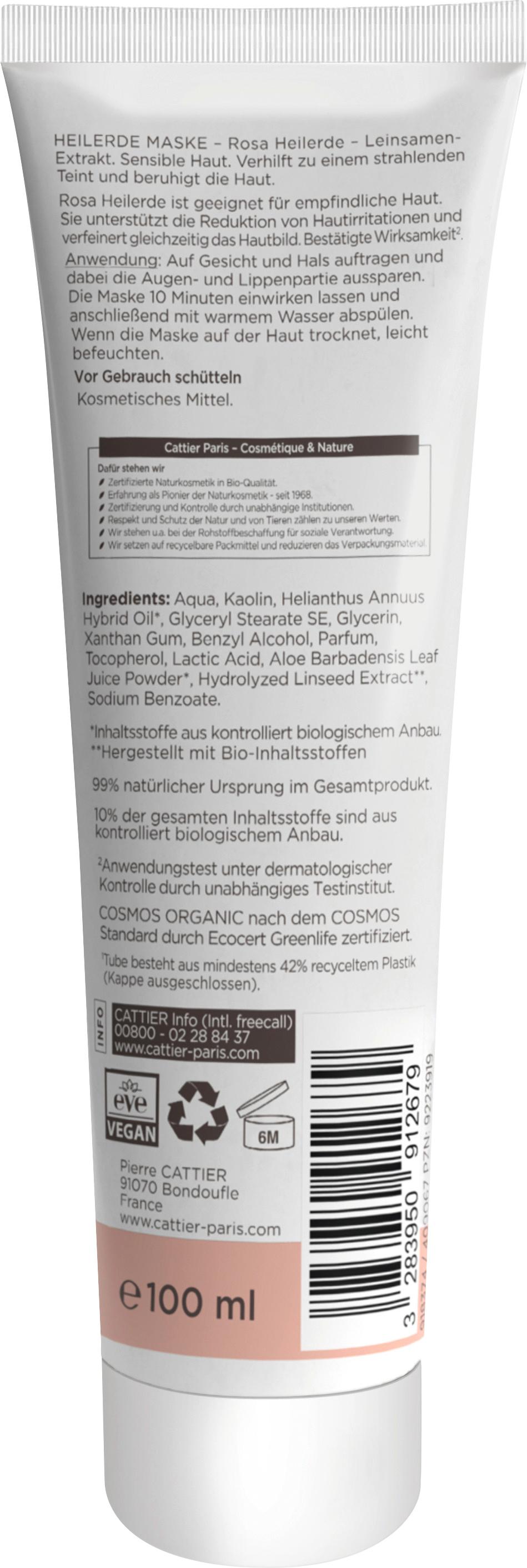 Produktbild CATTIER Rosa Heilerde Maske für empfindliche Haut 100 ml 2 von 2