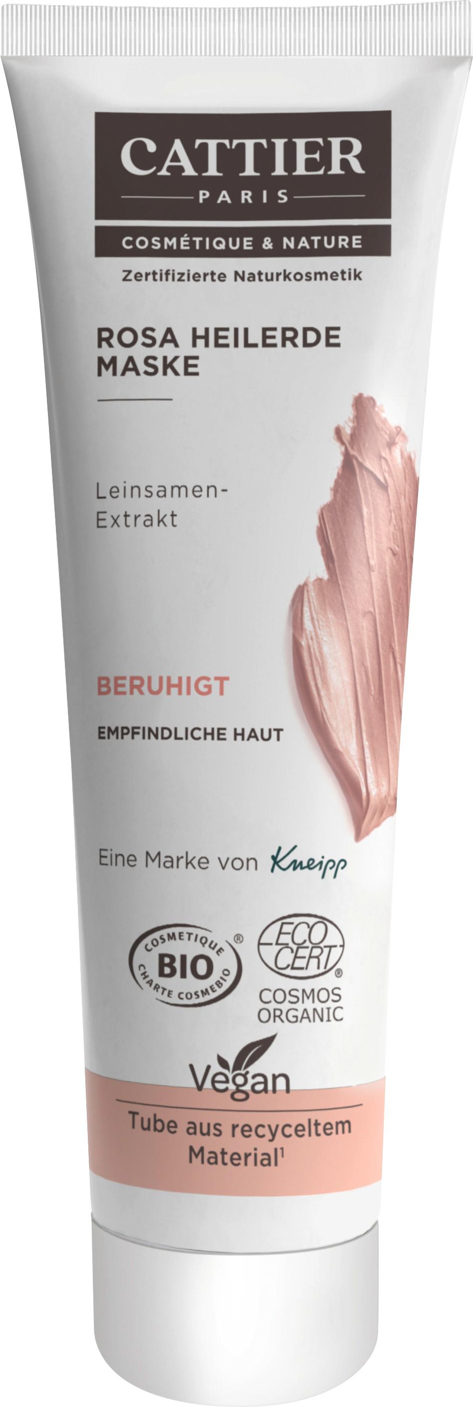 CATTIER Rosa Heilerde Maske für empfindliche Haut 100 ml