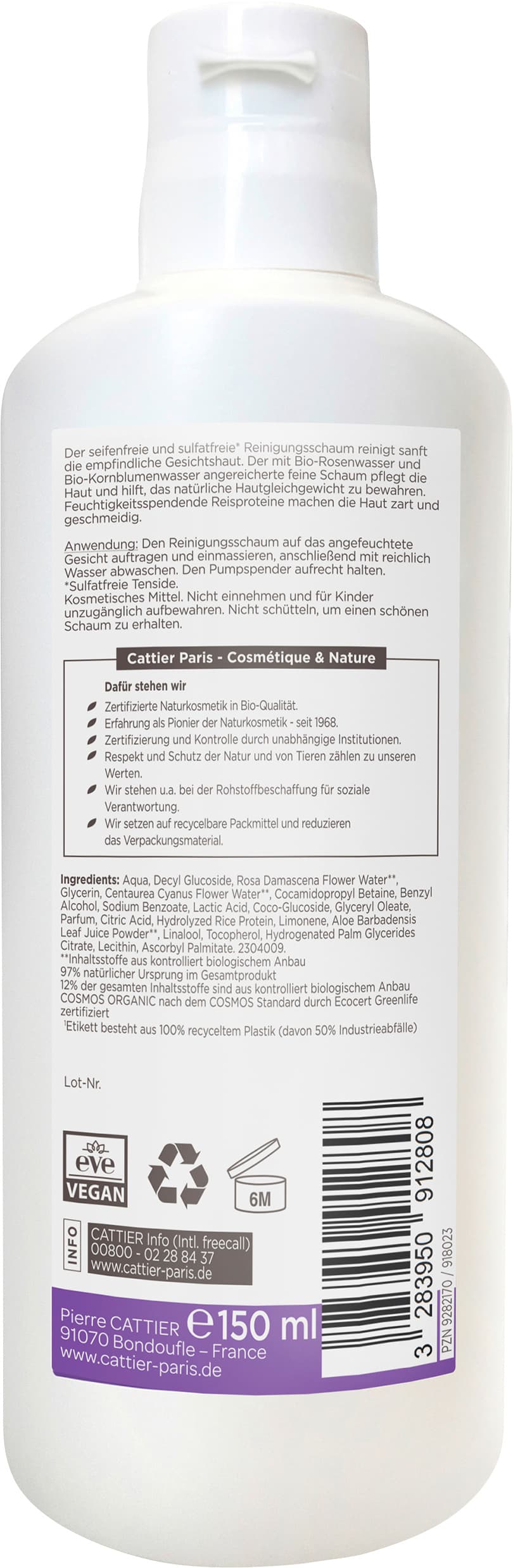 Produktbild CATTIER Nuage Céleste Reinigungsschaum 2 von 3