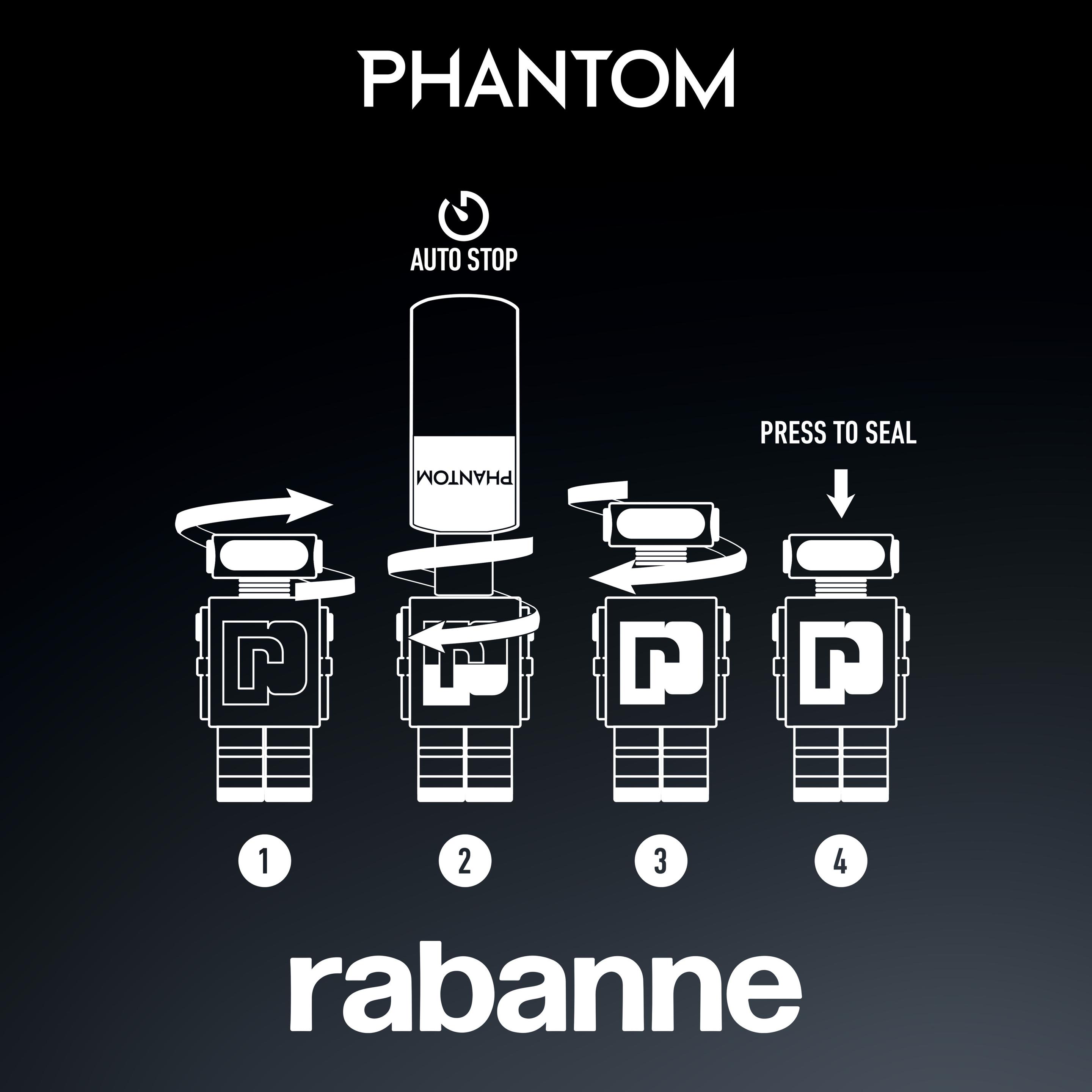 Produktbild Rabanne Phantom Eau de Toilette Nachfüllung 3 von 4
