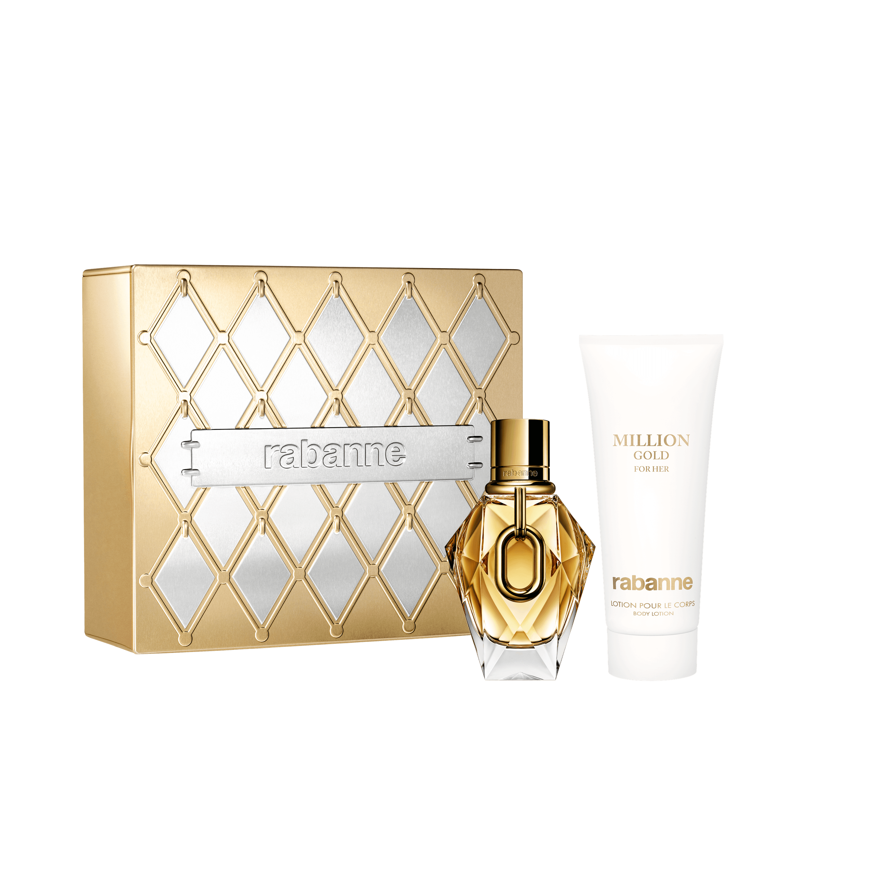Rabanne Million Gold FOR HER Eau de Parfum + Bodylotion Geschenpackung