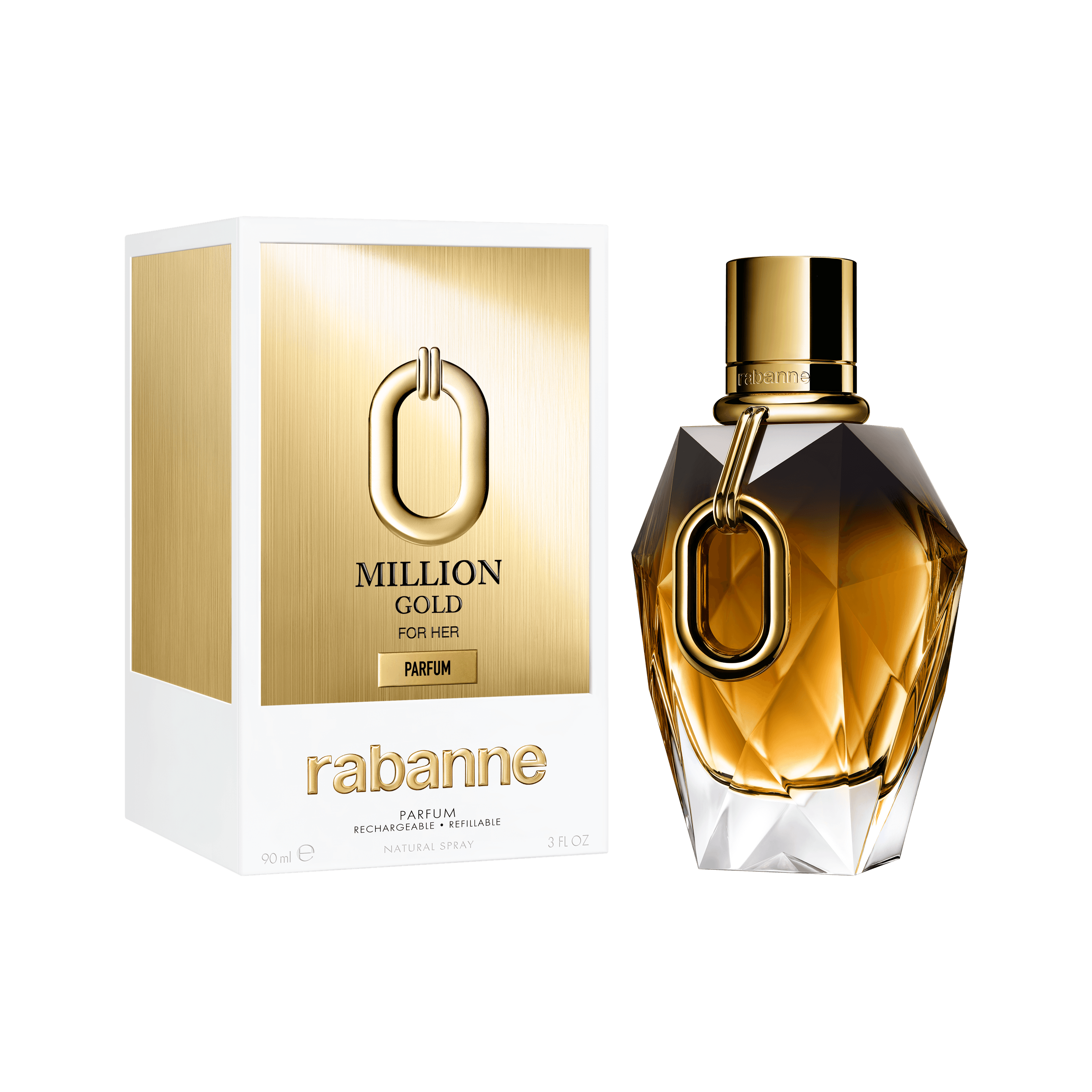 Produktbild Rabanne Million Gold For Her Parfum Nachfüllbar 2 von 8