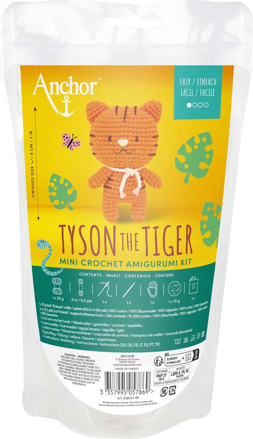 Anchor Amigurumi Häkelset Mini Tyson the Tiger