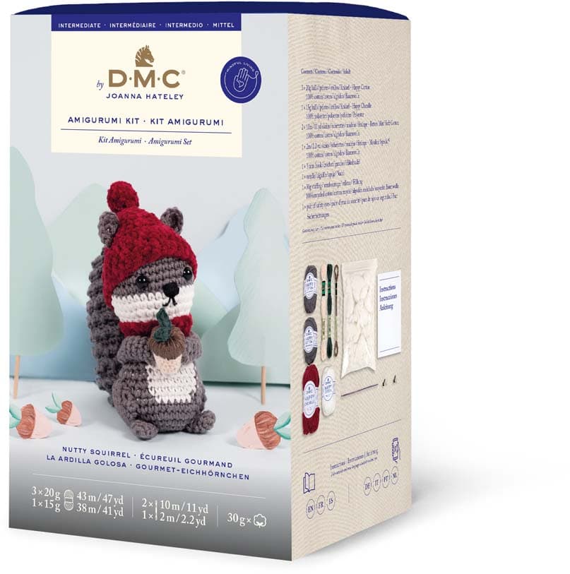 DMC Häkelset Amigurumi Kit Eichhörnchen