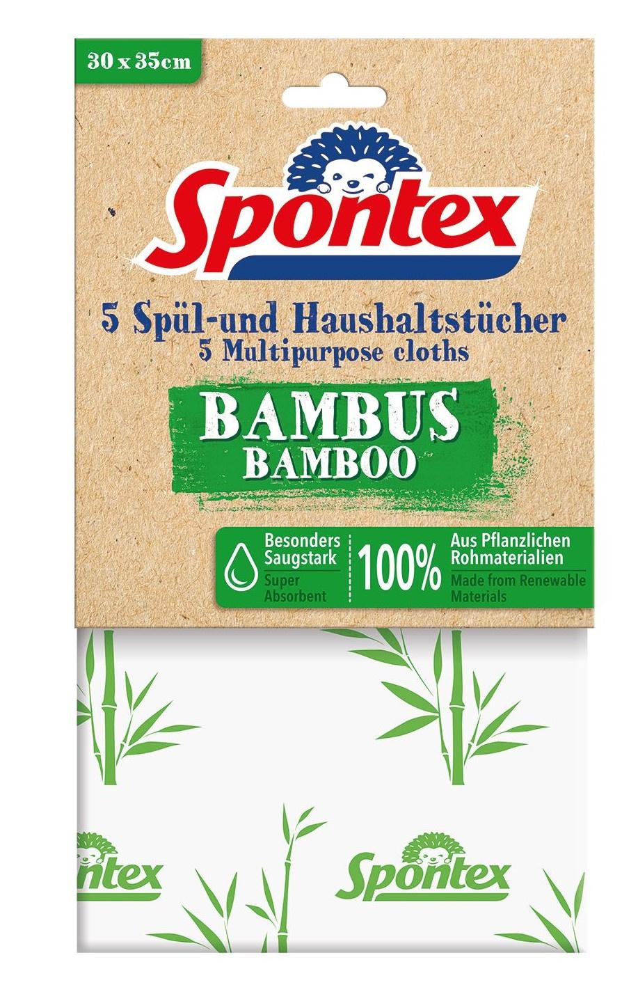 Spontex Spül- und Haushaltstücher Bambus