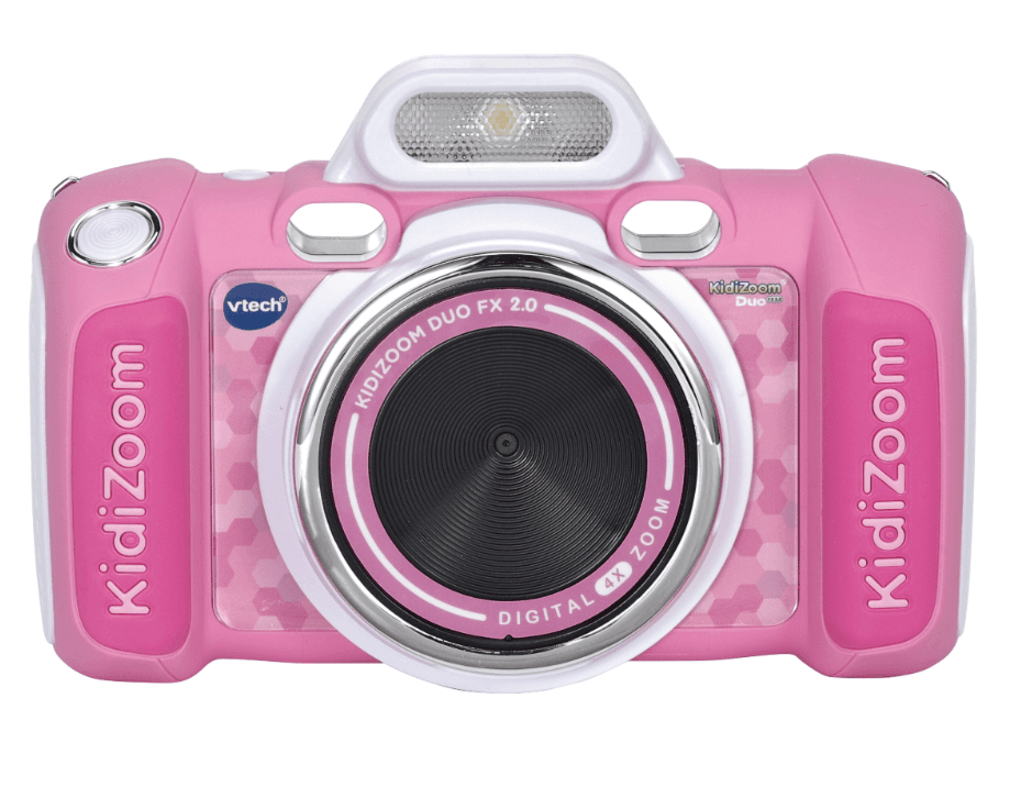 VTech KidiZoom Duo FX 2.0 pink – 12-in-1 Kinderkamera mit Dualkamera, Effekten und Spielen