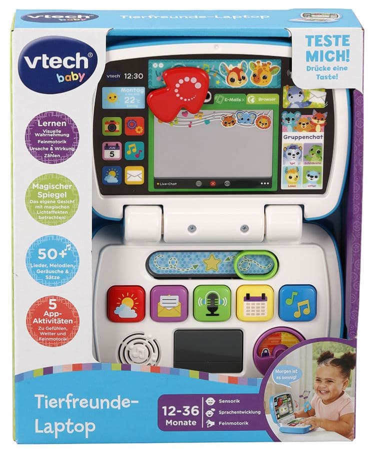 Produktbild VTech - Baby - 524704 Tierfreunde-Laptop 3 von 6