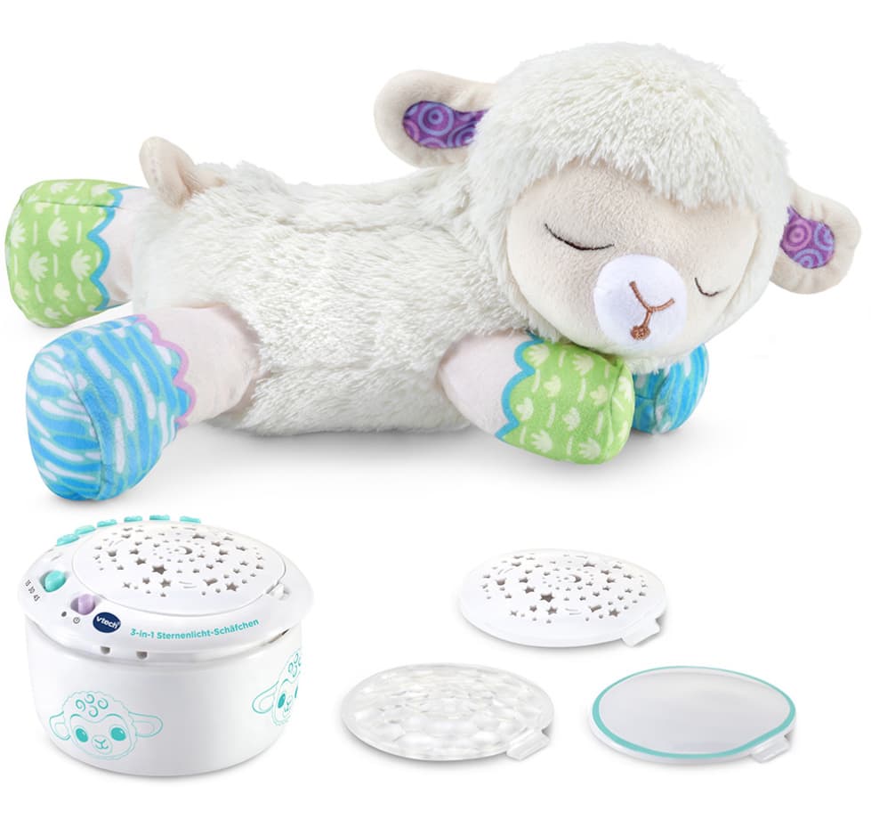 VTech 550504 - Baby - 3-in-1 Sternenlicht-Schäfchen