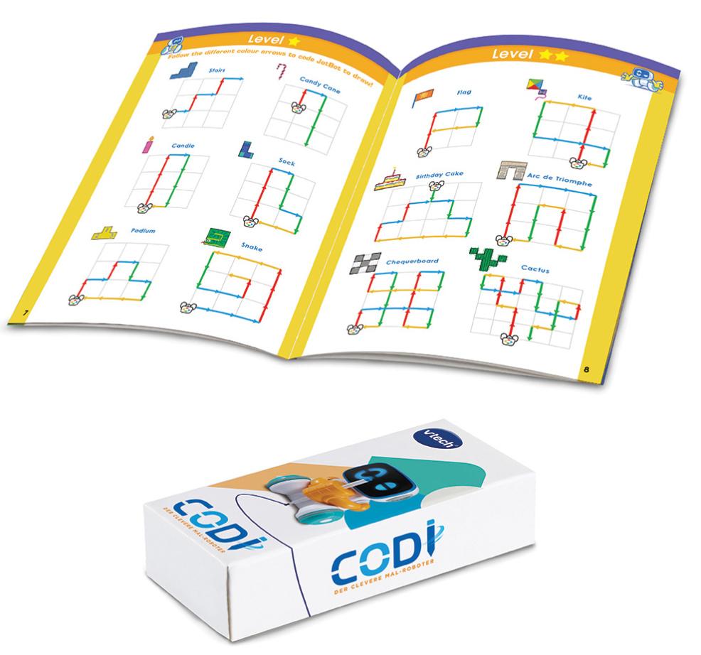 Produktbild VTech 553704 - Ready, Set, School - Codi, der clevere Mal-Roboter 3 von 7