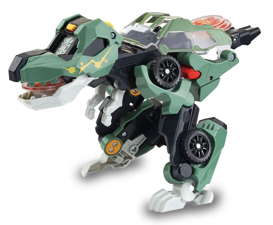VTech - Switch-Go-Dinos - Launcher-T-Rex, Spielfigur&Fahrzeug (verwandelbar)