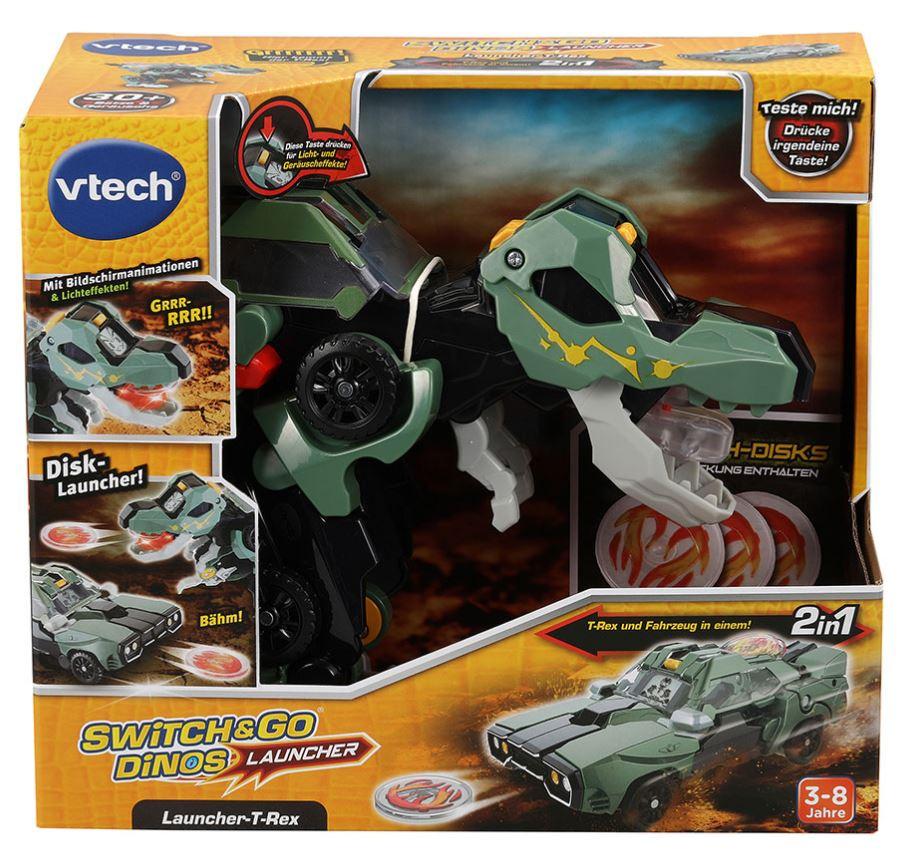 Produktbild VTech - Switch-Go-Dinos - Launcher-T-Rex, Spielfigur&Fahrzeug (verwandelbar) 3 von 8