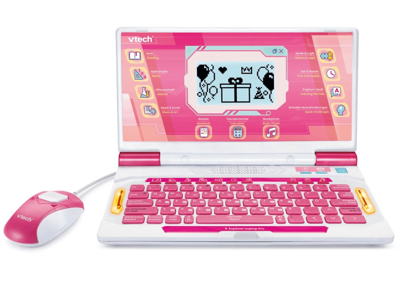Produktbild VTech - School & Go - Explorer Laptop Pro pink 4 von 5