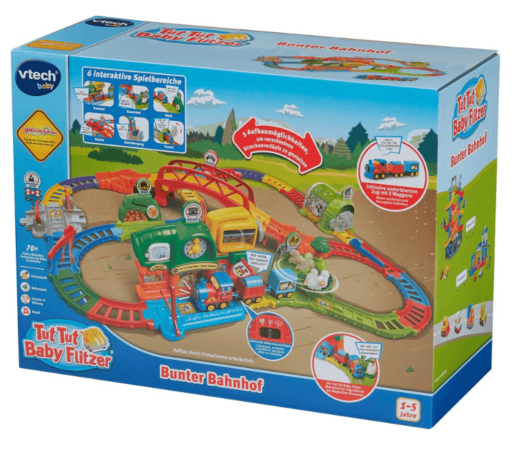 Produktbild VTech - Tut Tut Baby Flitzer - Bunter Bahnhof 2 von 5