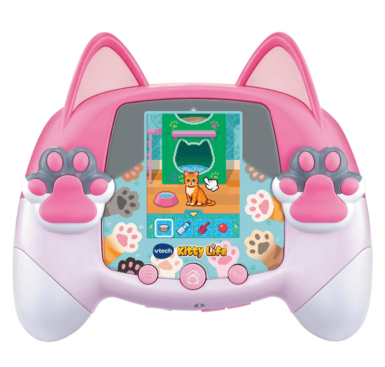 VTech Kitty Life pink – interaktives Katzenleben mit Pfoten-Controller und 2,4-Zoll-Farbdisplay