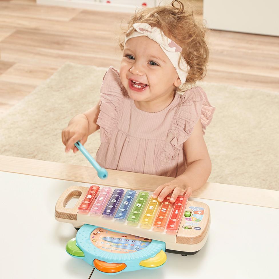 Produktbild VTech 615604 - Baby - Interaktives Holz-Xylofon mit Tamburin 2 von 5