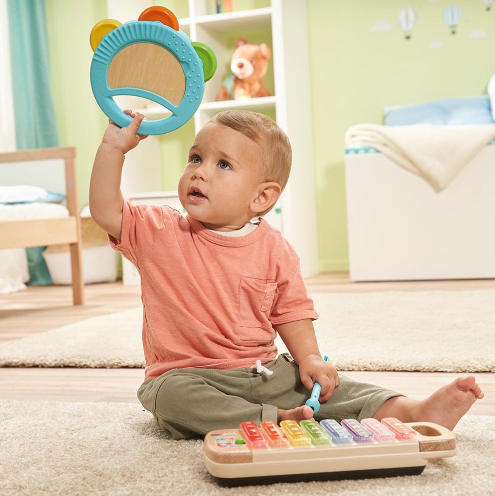 Produktbild VTech 615604 - Baby - Interaktives Holz-Xylofon mit Tamburin 3 von 5