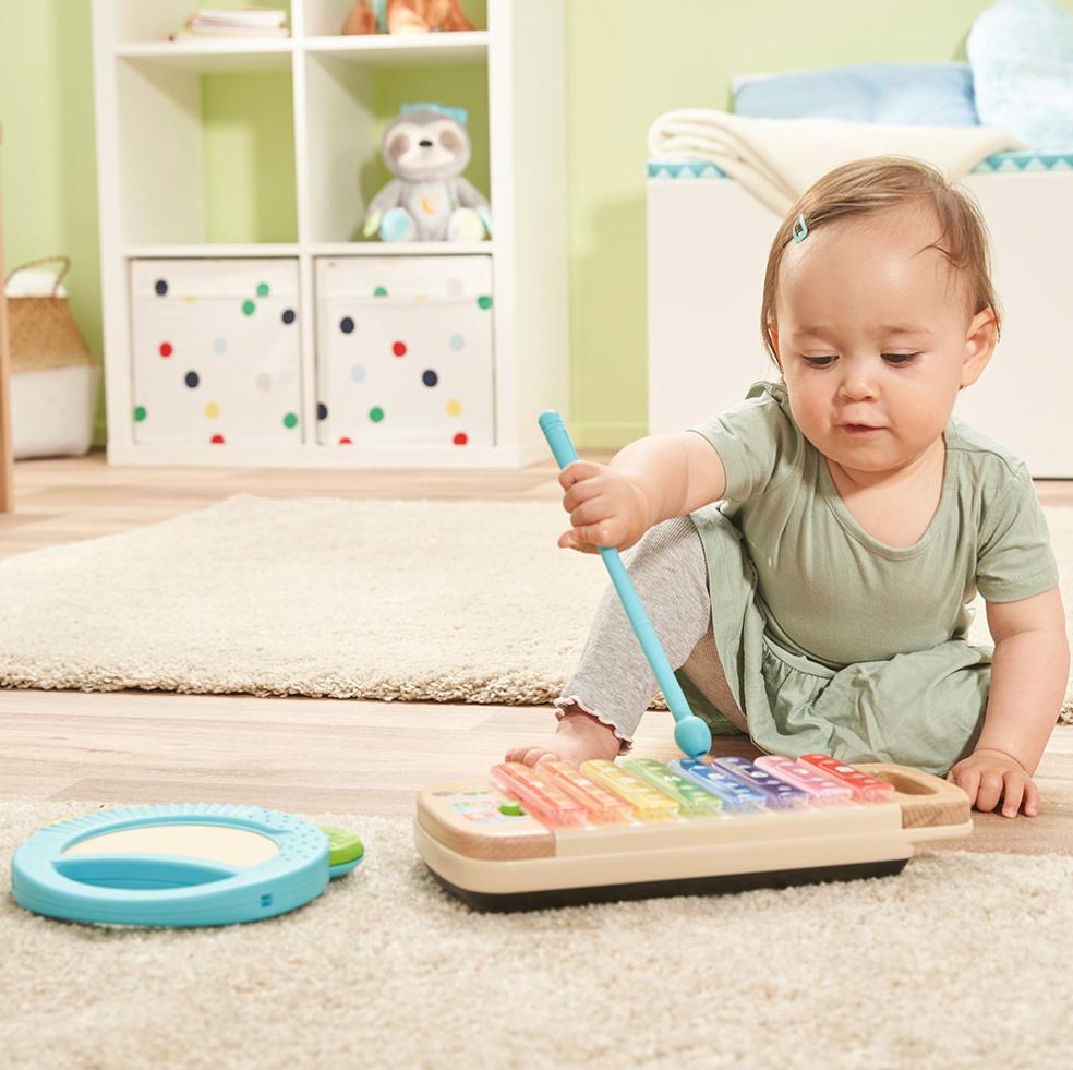 Produktbild VTech 615604 - Baby - Interaktives Holz-Xylofon mit Tamburin 5 von 5
