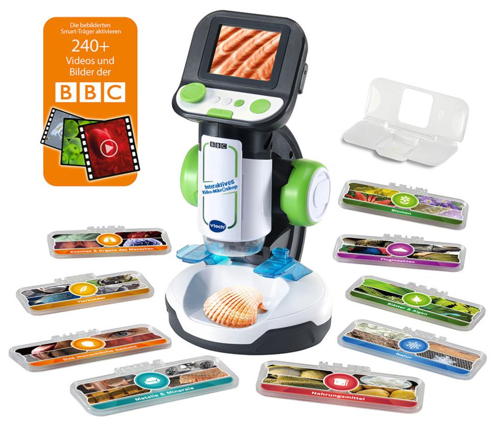 VTech 616104 - School&Go - Interaktives Video-Mikroskop