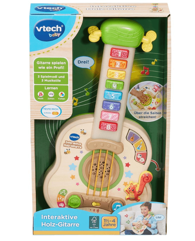 Produktbild VTech Baby - Interaktive Holz-Gitarre 2 von 5