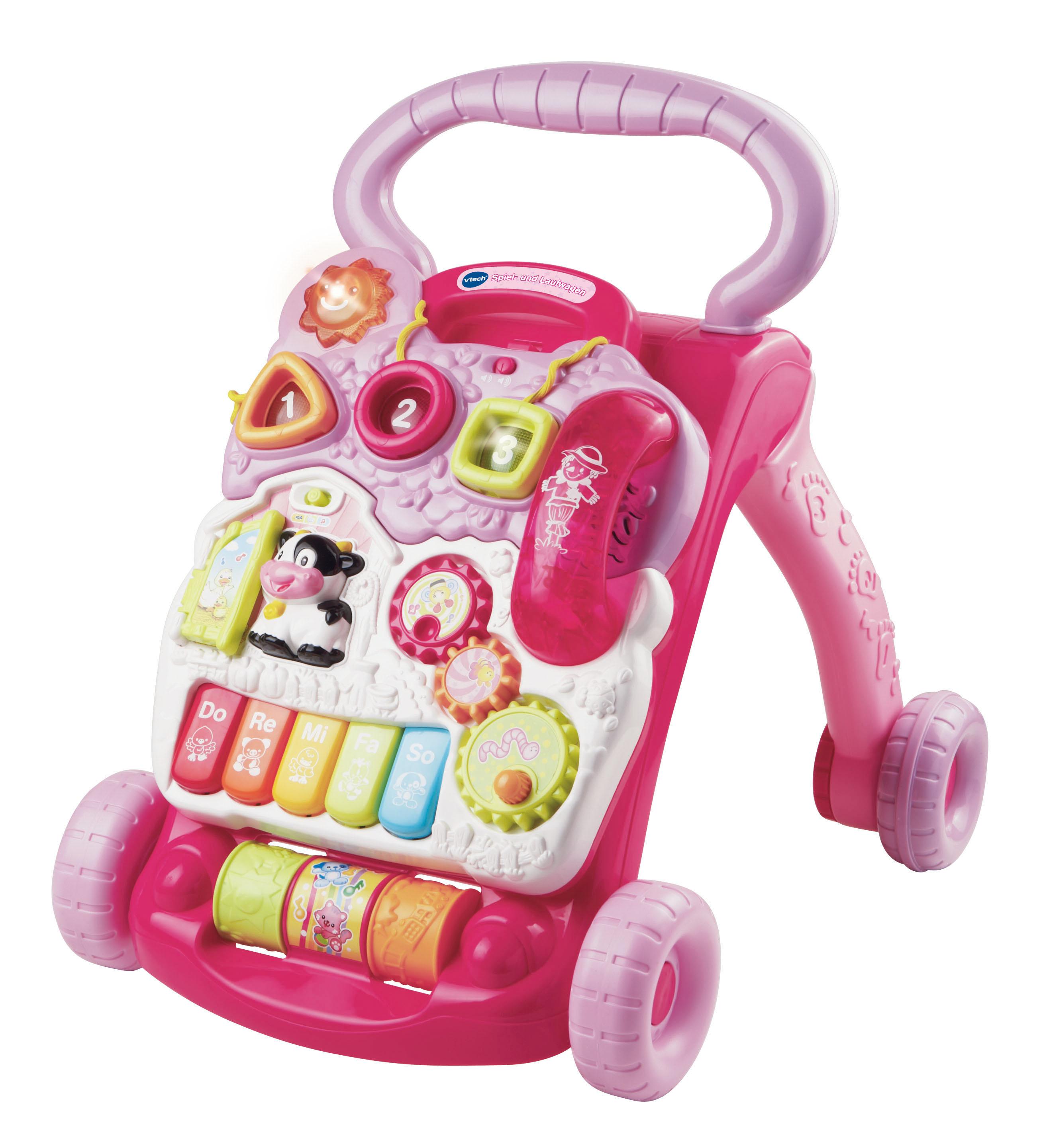 VTech Baby - Spiel- und Laufwagen pink