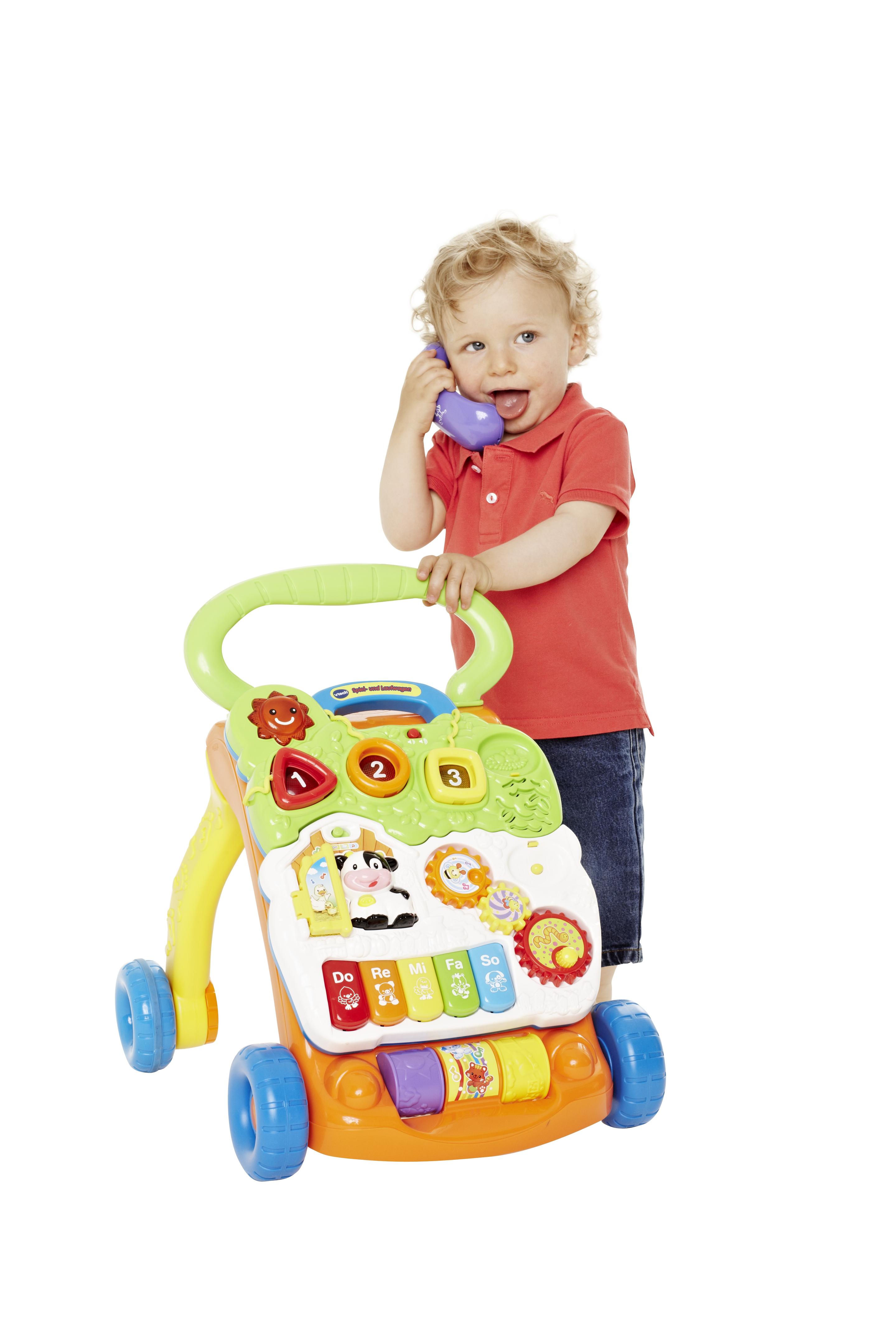 Produktbild VTech Baby - Spiel- und Laufwagen orange 2 von 7