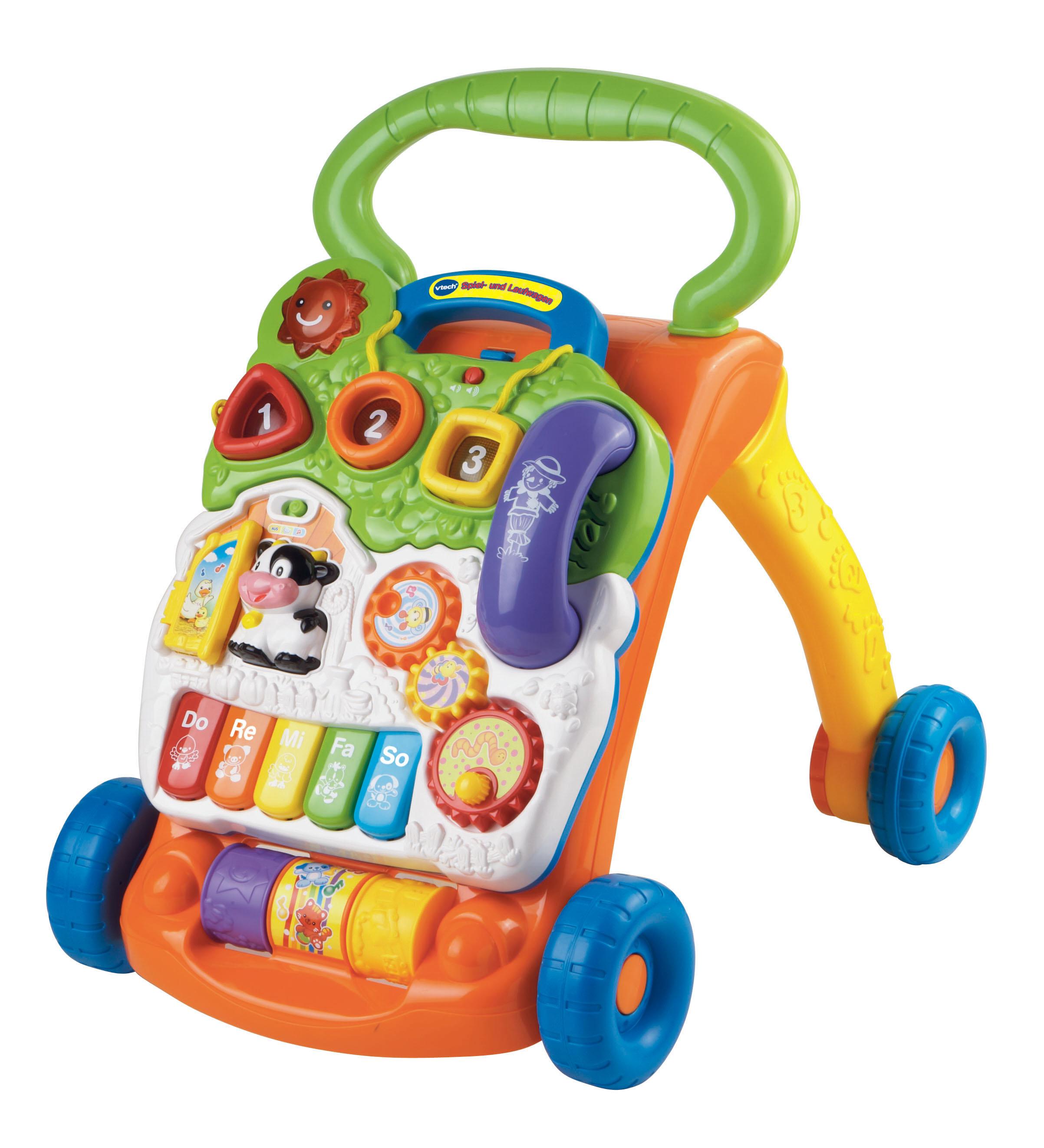VTech Baby - Spiel- und Laufwagen orange