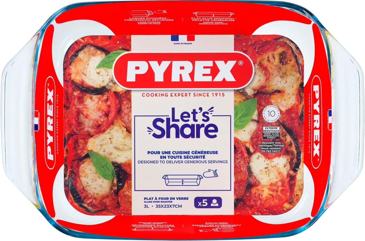 PYREX Irresistible Glas Bräter 35x23cm rechteckig