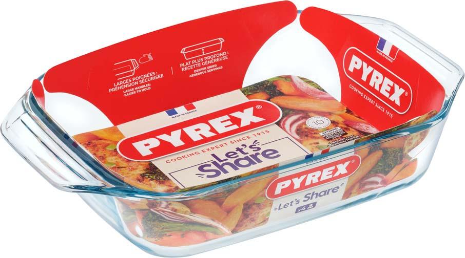 PYREX Irresistible Glas Bräter 31x20cm rechteckig