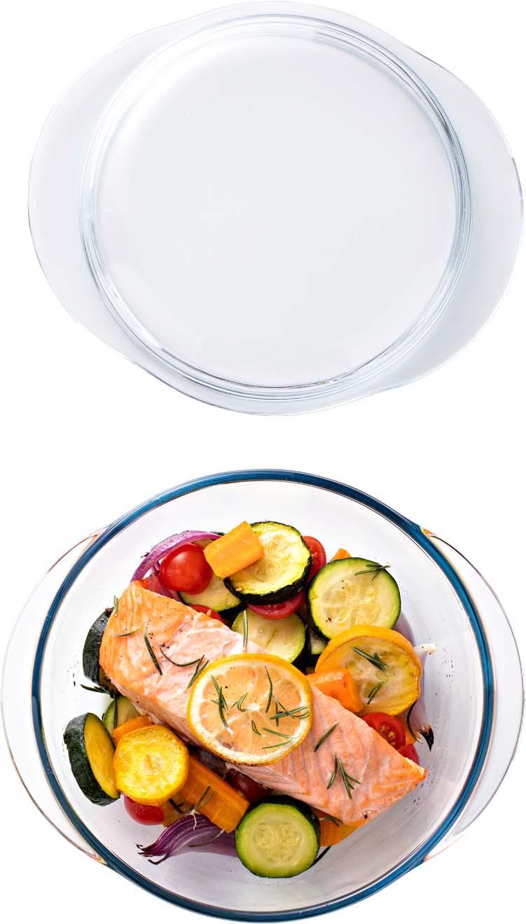 Produktbild PYREX Kasserolle Essentials rund 2,3l + 0,7l 4 von 7