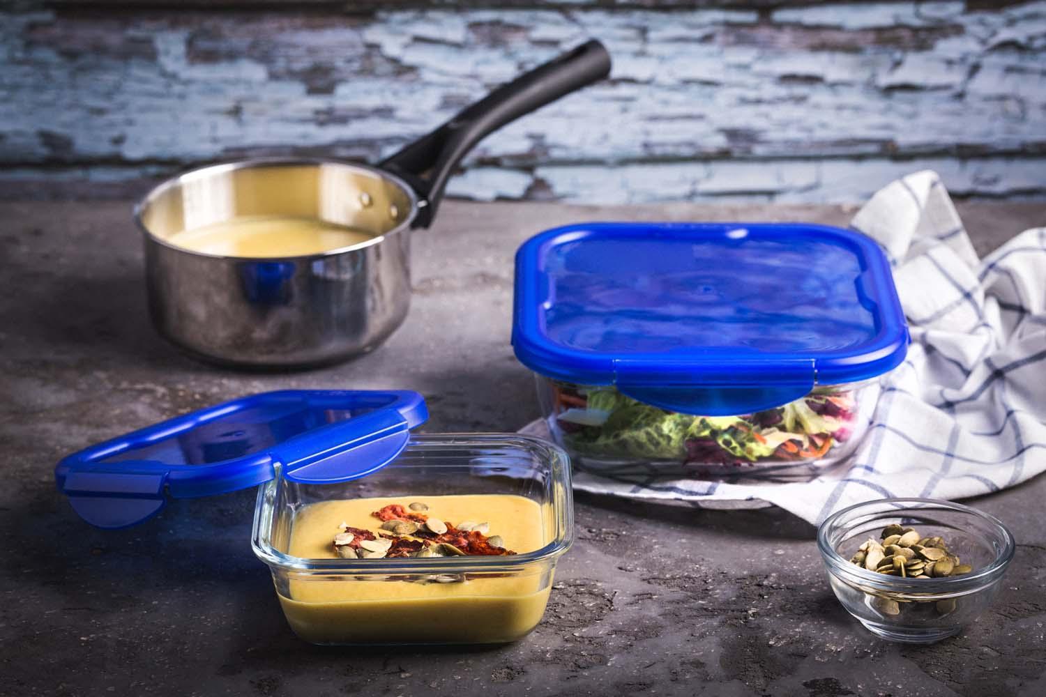 Produktbild PYREX Cook&Go Mehrzweckform mit Deckel 0,8 l quadratisch 2 von 9