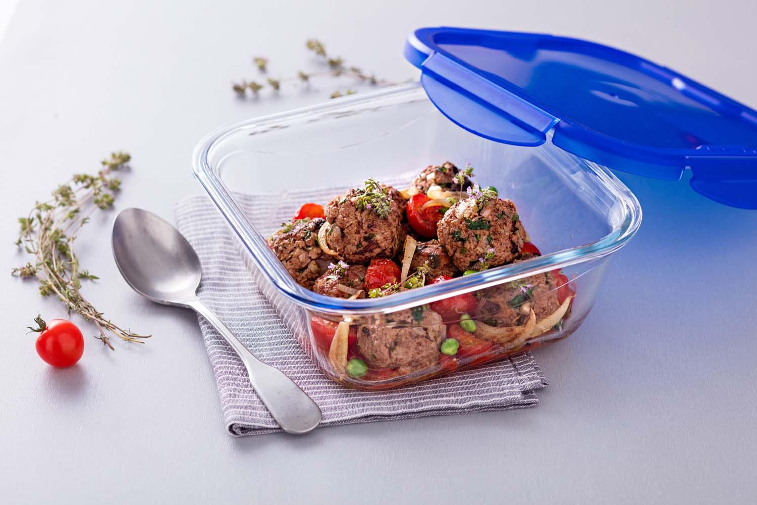 Produktbild PYREX Cook&Go Mehrzweckform mit Deckel 0,8 l quadratisch 6 von 9