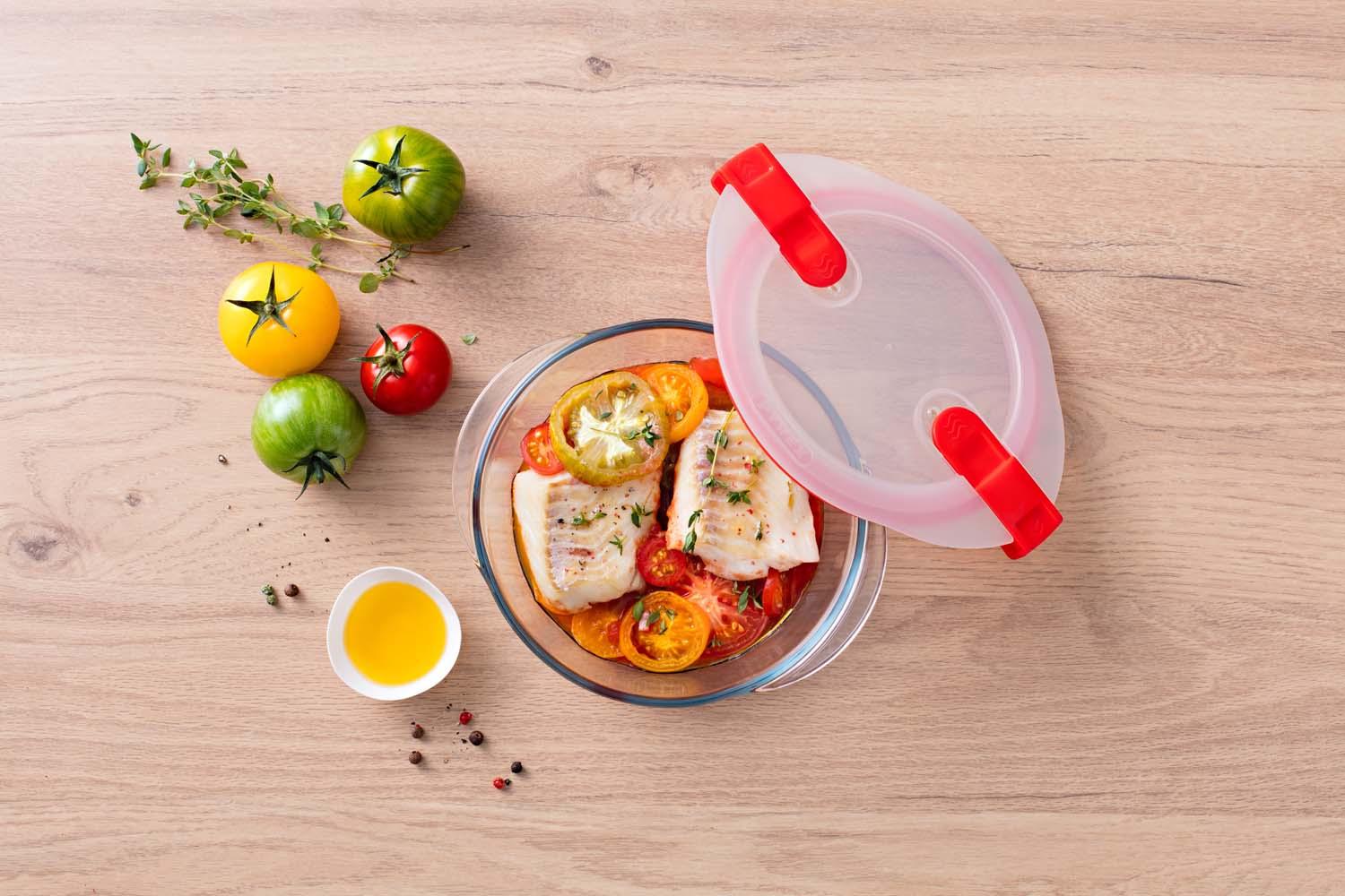Produktbild PYREX Mehrzweckform Cook&Heat 1,1l rund 4 von 5