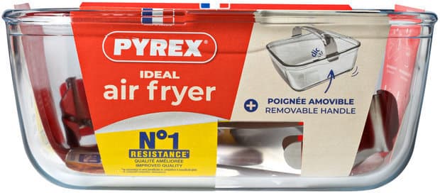 PYREX Glasauflaufform mit Henkel Air Fryer 2,0l