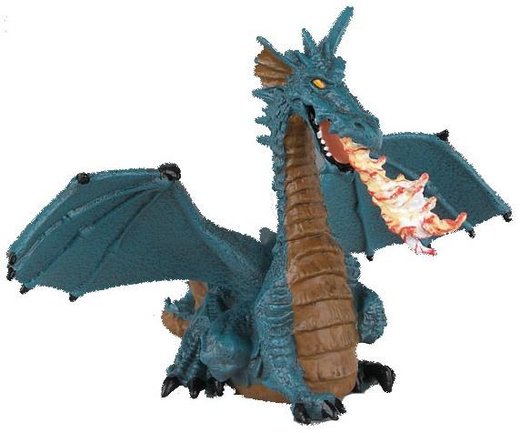 Produktbild Papo - Feuerspeiender Drache mit Flügeln, Grün 2 von 2