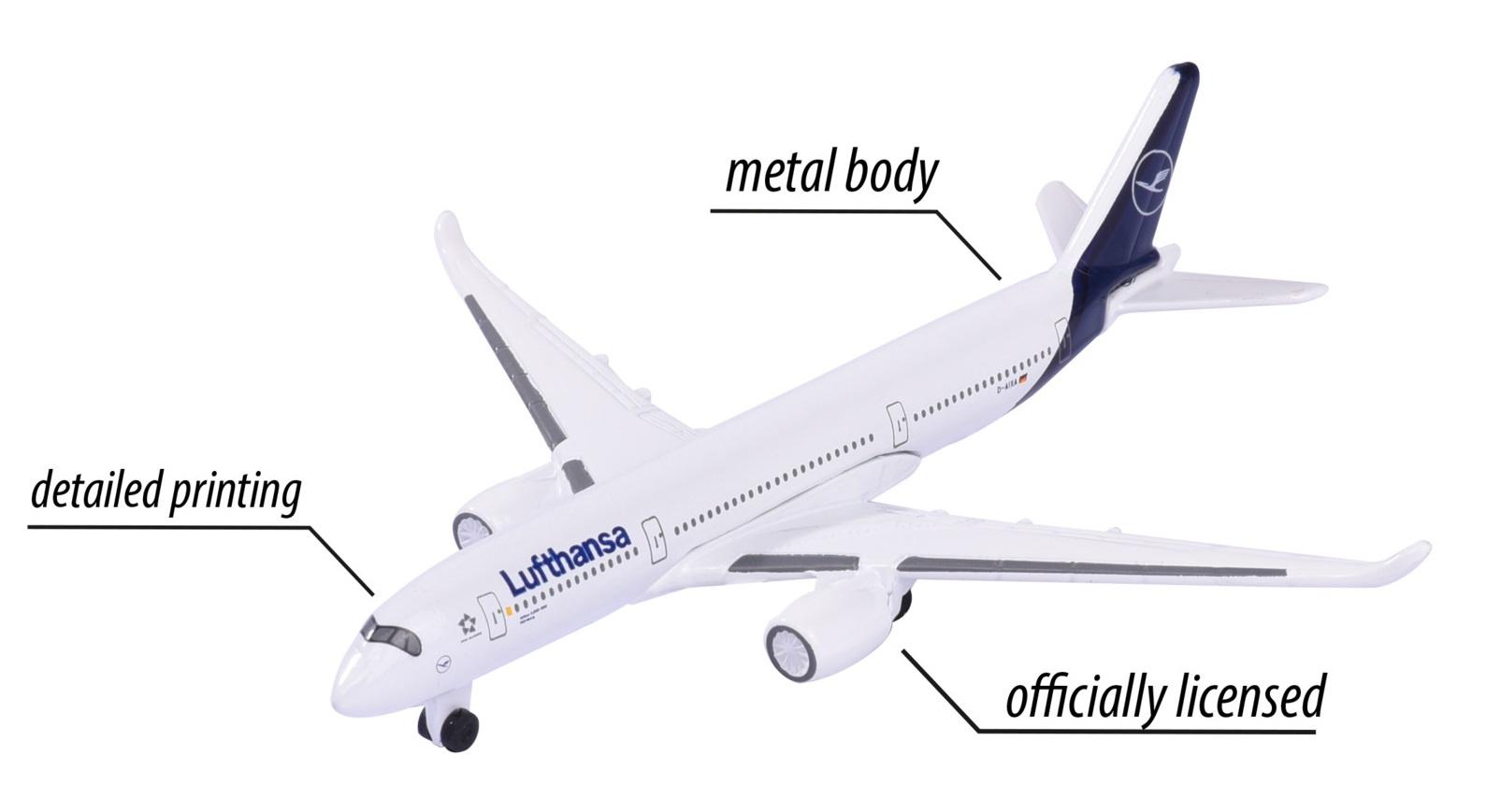 Produktbild Majorette - Airport Airbus 350 Lufthansa 4 von 7