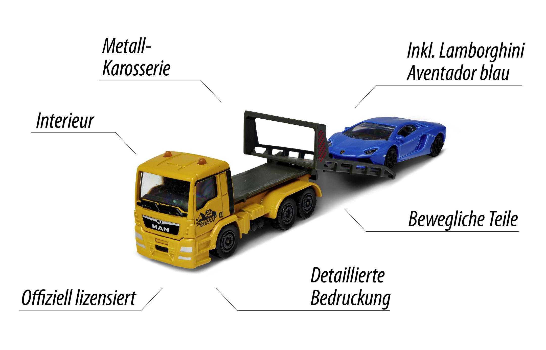 Produktbild Majorette - City Set - City Small Set MAN TGA Tow Truck 4 von 7
